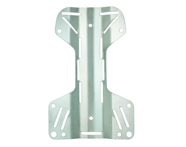 Tecline Back plate RVS 3mm MINI H-vorm