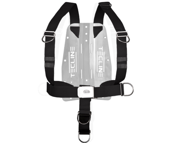 Tecline Harnas DIR + Back plate Aluminium 3mm