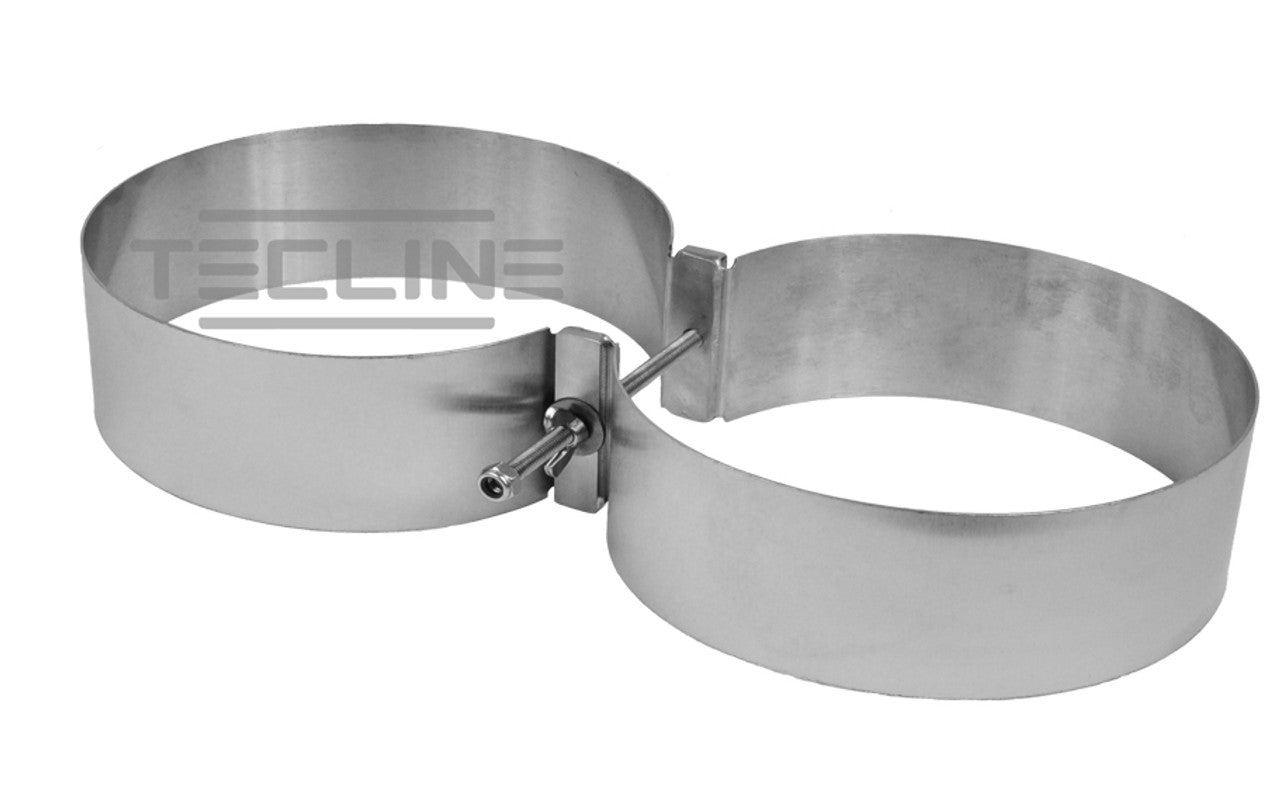 Tecline RVS Twin Tankband 2x140mm WIDE