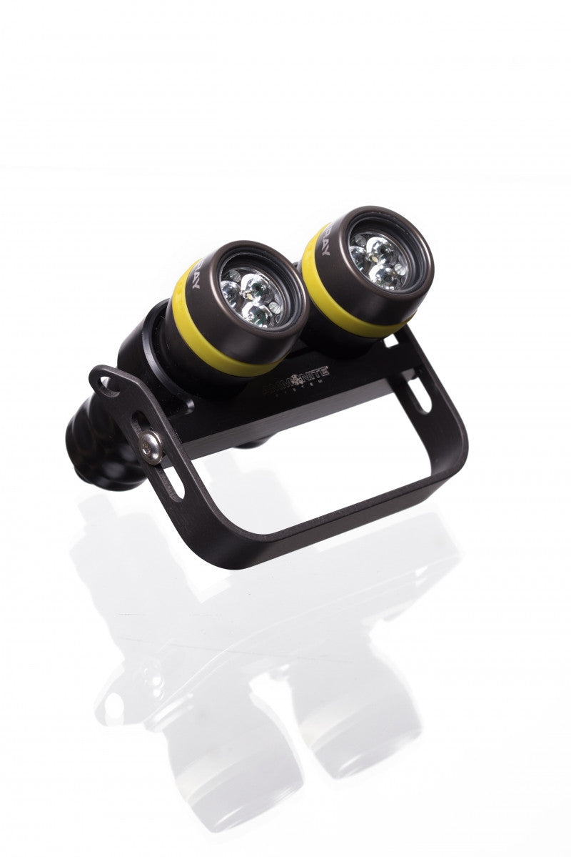 Ammonite Dubbel Goodman Handvat voor 2x Stingray Lamp