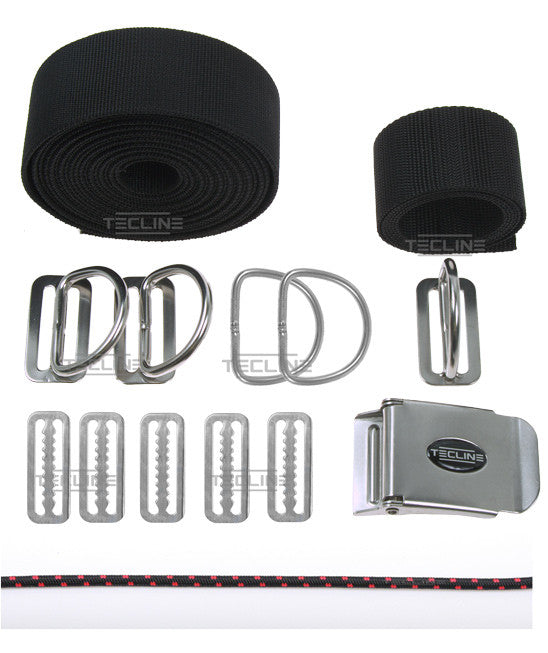 Tecline Harnas Comfort + Back plate RVS 6mm