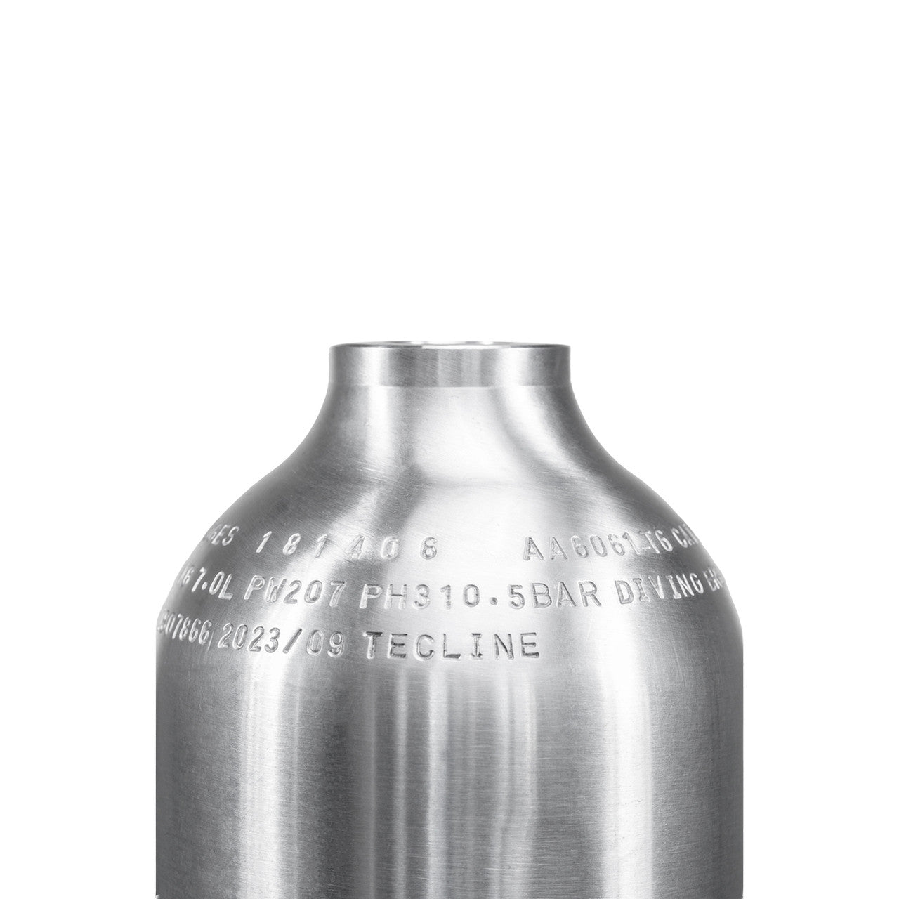 Tank 7L 207bar Geborsteld Aluminium