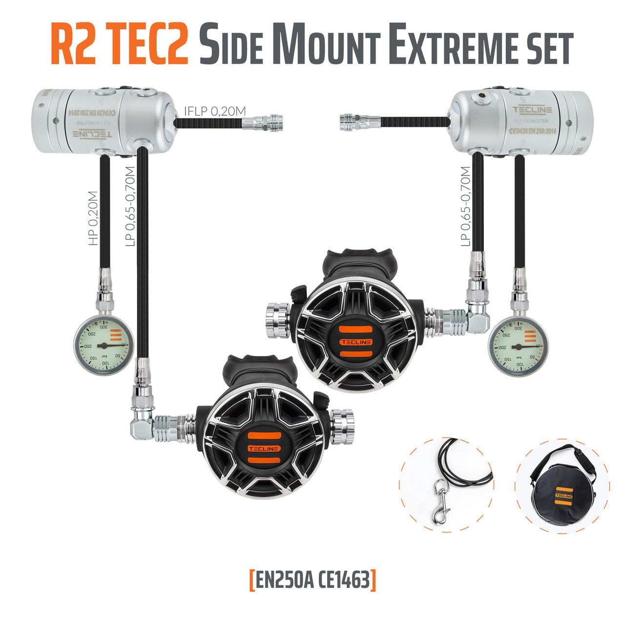 Tecline R2 TEC2 Side Mount Extreme Set