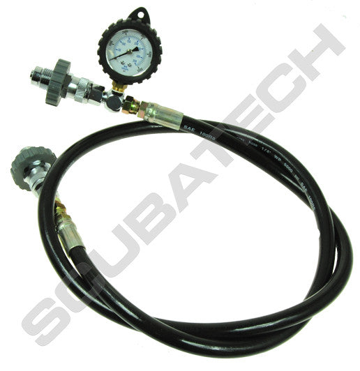 Tecline Decanteerslang 1,5m met Manometer