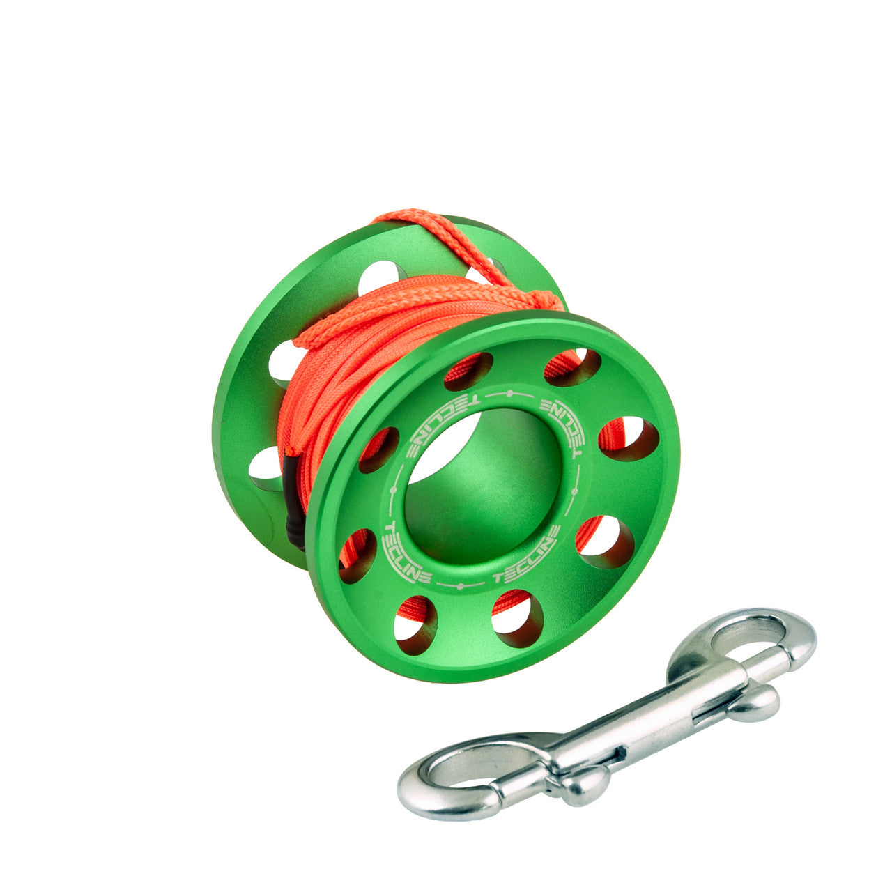 Tecline Spoel Alu 30m met 90mm RVS Haak (Alle Kleuren)